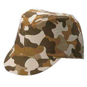 カムフラージュキャップ（戦闘帽スタイル）の写真